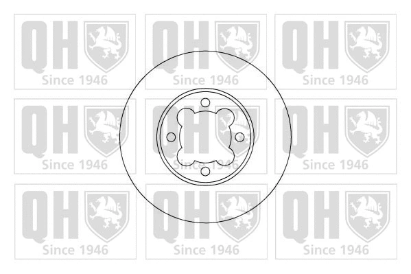 Disque de frein QUINTON HAZELL BDC3604