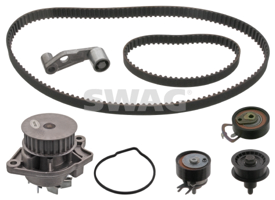 Pompe à eau + kit de courroie crantée SWAG 30 94 5120
