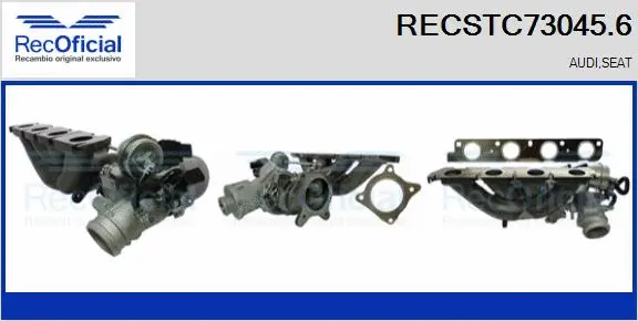 Turbocompresseur, suralimentation RECOFICIAL RECSTC73045.6