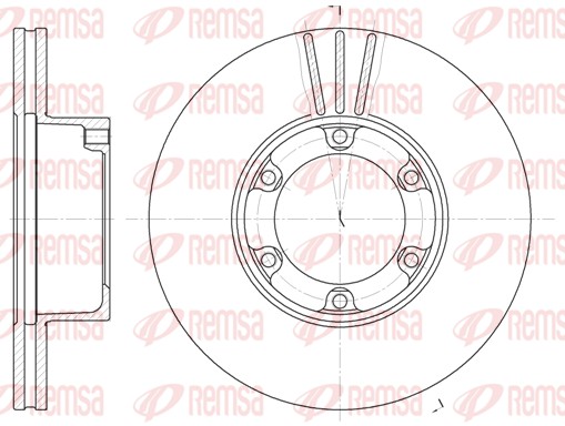 Disque de frein REMSA 6277.10