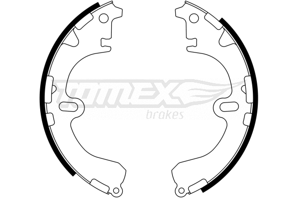 Jeu de mâchoires de frein TOMEX Brakes TX 23-34
