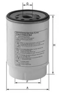Filtre à carburant UNIFLUX FILTERS XN32
