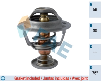 Thermostat, liquide de refroidissement FAE 5322576