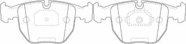 Kit de plaquettes de frein, frein à disque FIT FP0681
