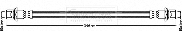 Flexible de frein BORG & BECK BBH8049