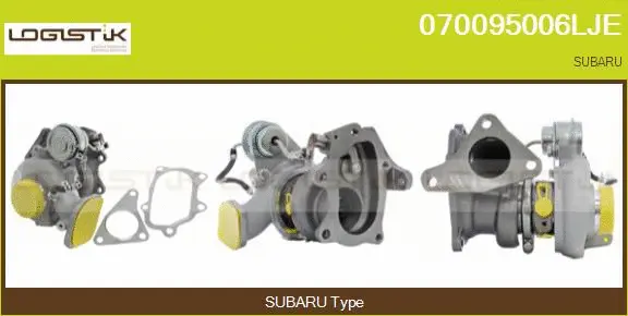 Turbocompresseur, suralimentation LGK 070095006LJE