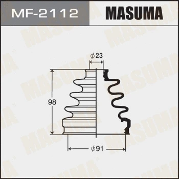 Jeu de joints-soufflets, arbre de commande MASUMA MF-2112