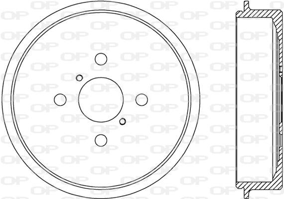 Tambour de frein OPEN PARTS BAD9090.10