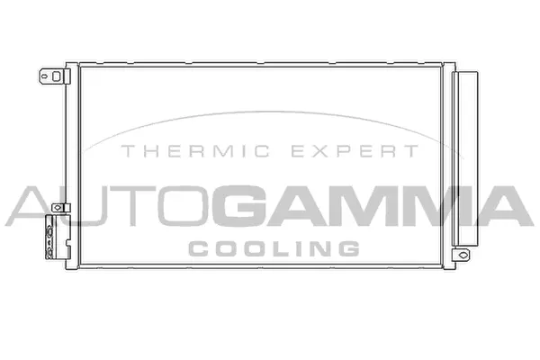 Condenseur, climatisation AUTOGAMMA 105366