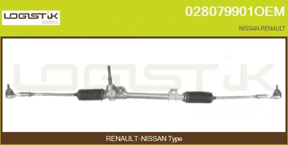 Crémaillère de direction LGK 028079901OEM