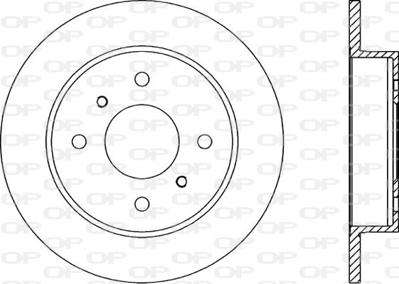 Disque de frein OPEN PARTS BDA1391.10