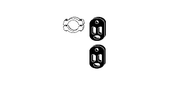 Kit d'assemblage, système d'échappement HJS 82 22 4679