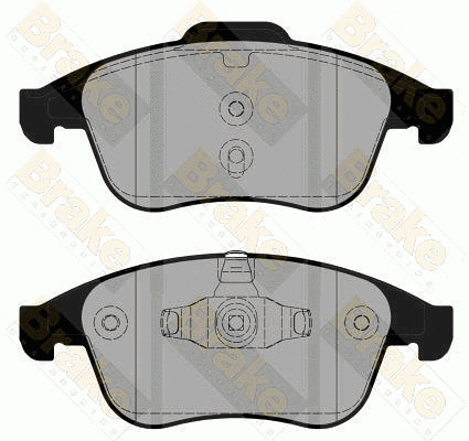 Kit de plaquettes de frein, frein à disque Brake ENGINEERING PA1816