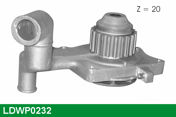 Pompe à eau, refroidissement du moteur LUCAS LDWP0232