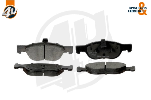 Kit de plaquettes de frein, frein à disque 4U Autoparts 22672FT