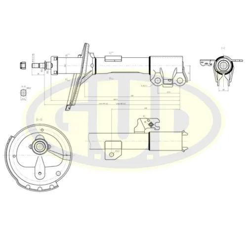 Amortisseur G.U.D. GSA334399
