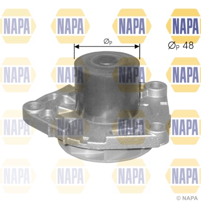 Pompe à eau, refroidissement du moteur NAPA NWP1080