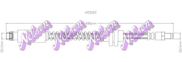 Flexible de frein KAWE H5589