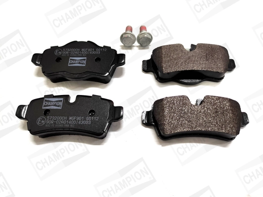 Kit de plaquettes de frein, frein à disque CHAMPION 573200CH