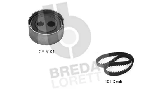 Kit de courroie crantée BREDA LORETT KCD0260