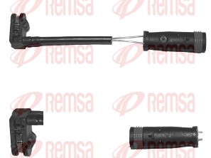 Contact d'avertissement, usure des plaquettes de frein REMSA 001076