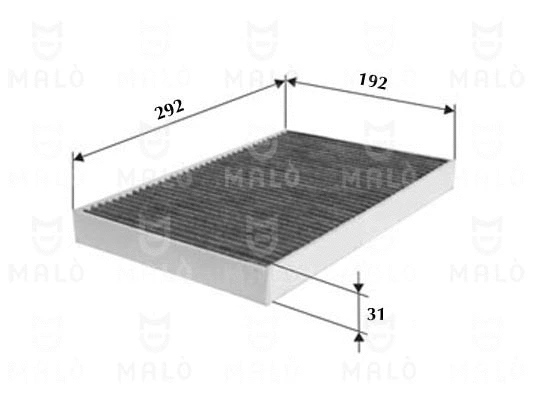 Filtre, air de l'habitacle AKRON-MALÒ 1531602