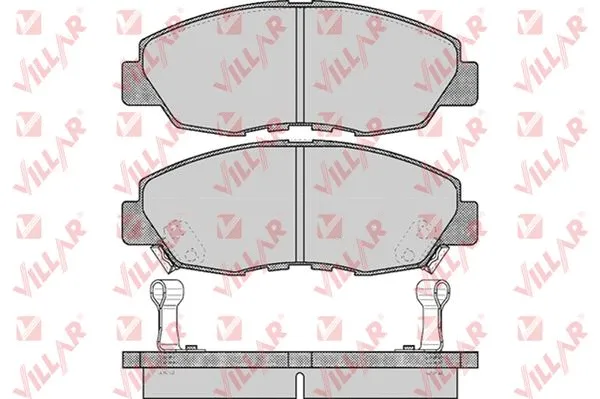 Kit de plaquettes de frein, frein à disque VILLAR 626.0566
