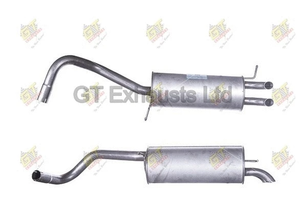 Silencieux arrière GT Exhausts GVW595