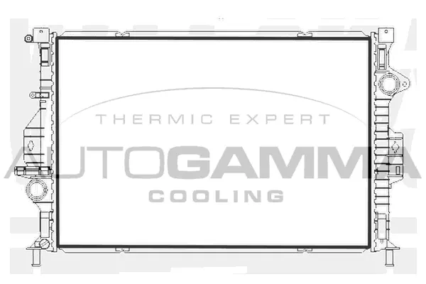 Radiateur, refroidissement du moteur AUTOGAMMA 107216