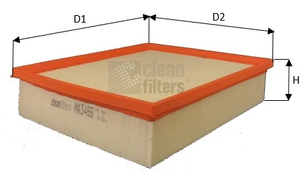 Filtre à air CLEAN FILTERS MA3466