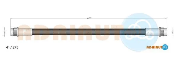 Flexible de frein ADRIAUTO 41.1275