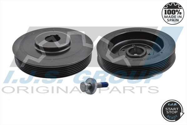 Kit de poulies, vilebrequin IJS GROUP 17-1102SET