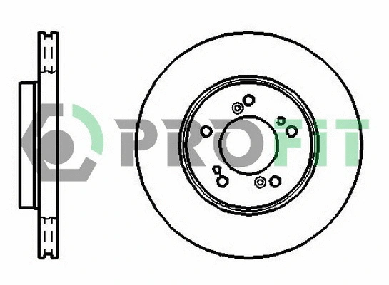 Disque de frein PROFIT 5010-0829