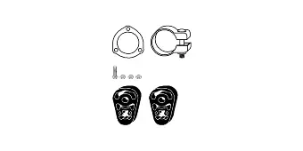 Kit d'assemblage, catalyseur HJS 82 14 3304