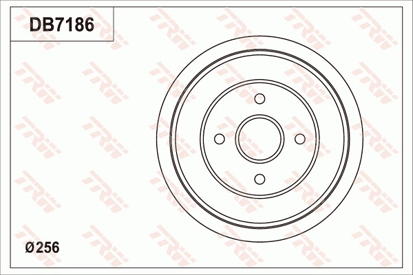 Tambour de frein TRW DB7186