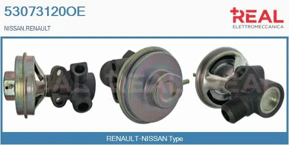 Vanne EGR REAL 53073120OE
