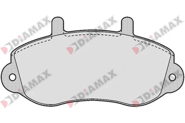 Kit de plaquettes de frein, frein à disque DIAMAX N09089