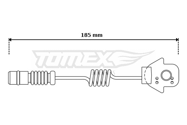 Contact d'avertissement, usure des plaquettes de frein TOMEX Brakes TX 30-73