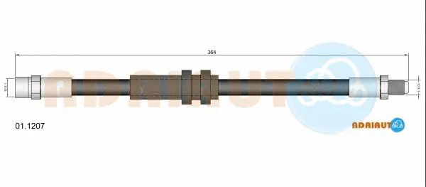 Flexible de frein ADRIAUTO 01.1207