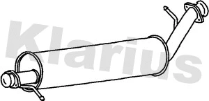 Silencieux central KLARIUS 230696