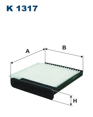 Filtre, air de l'habitacle FILTRON K 1317