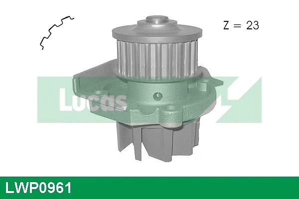 Pompe à eau, refroidissement du moteur LUCAS LWP0961