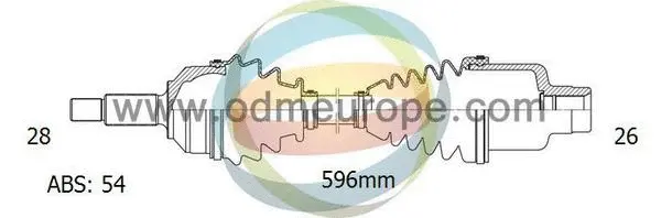 Arbre de transmission 4X4 ESTANFI EST-18-122241