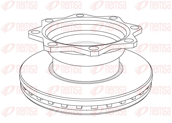 Disque de frein REMSA NCA1080.20