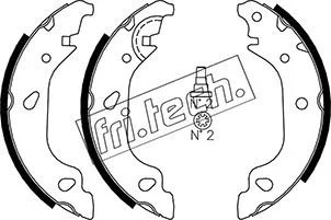 Jeu de mâchoires de frein fri.tech. 1034.104