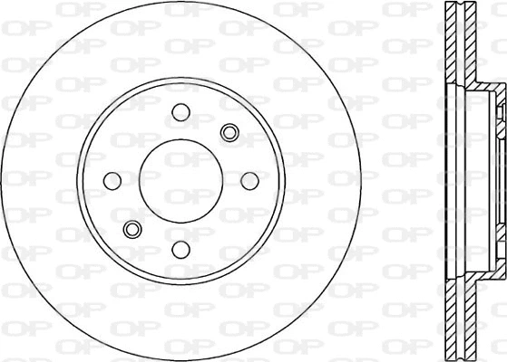 Disque de frein OPEN PARTS BDA1464.20