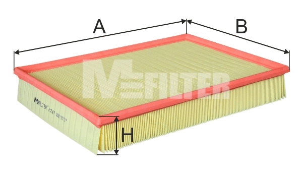 Filtre à air MFILTER K 747