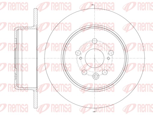 Disque de frein REMSA 6910.00