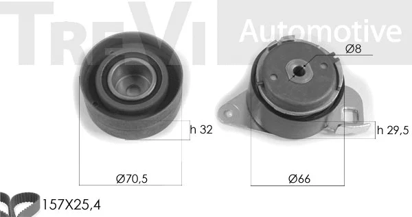 Kit de courroie crantée TREVI AUTOMOTIVE KD1194