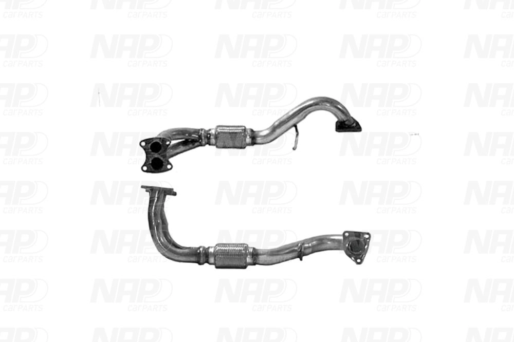 Tuyau d'échappement NAP carPARTS CAF10072
